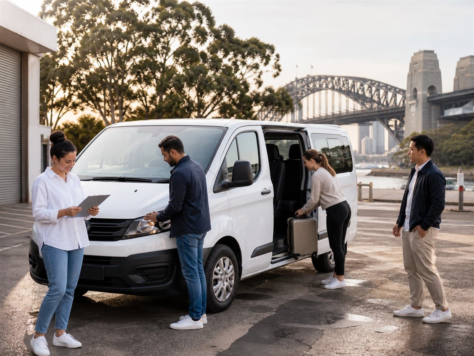 DJ Travels team on the road